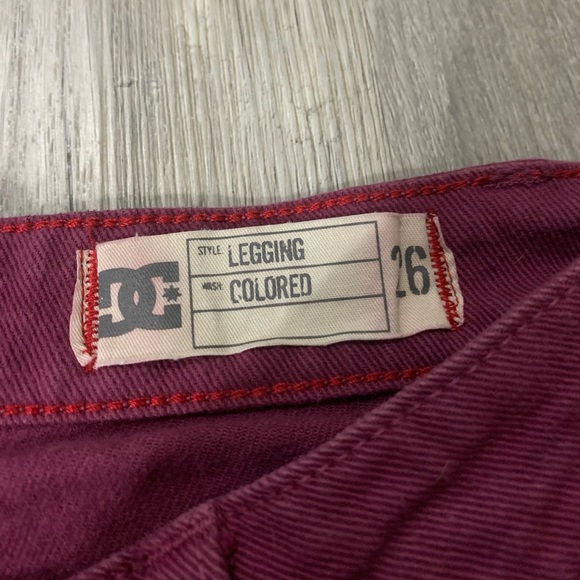 DC Burgundy Jeans - Picture 4 of 4